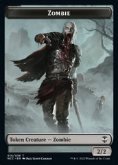 Zombie // Goat Double-Sided Token [Streets of New Capenna Commander Tokens] | GrognardGamesBatavia