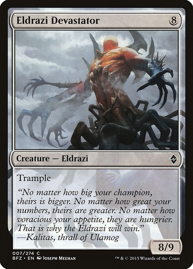 Eldrazi Devastator [Battle for Zendikar] | GrognardGamesBatavia