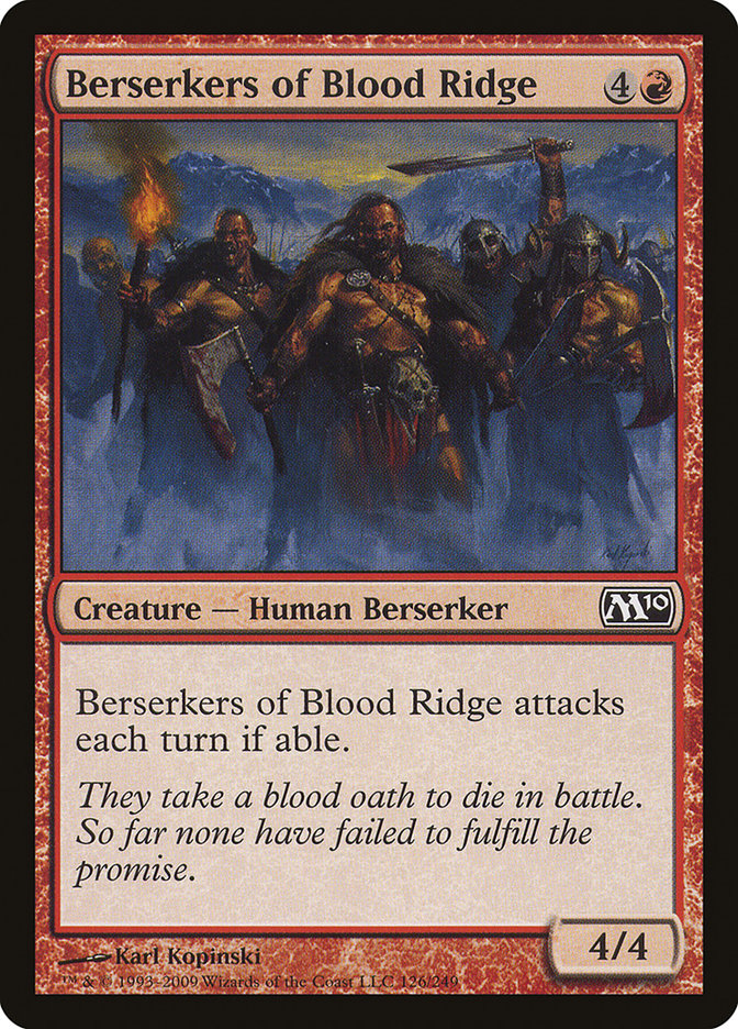 Berserkers of Blood Ridge [Magic 2010] | GrognardGamesBatavia