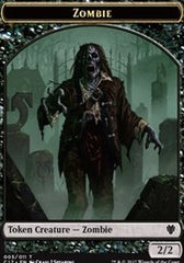 Zombie // Gold Double-Sided Token [Commander 2017 Tokens] | GrognardGamesBatavia