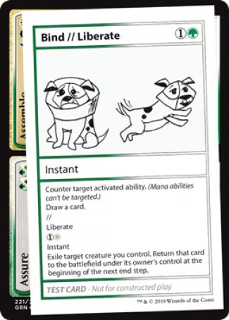 Bind // Liberate (2021 Edition) [Mystery Booster Playtest Cards] | GrognardGamesBatavia