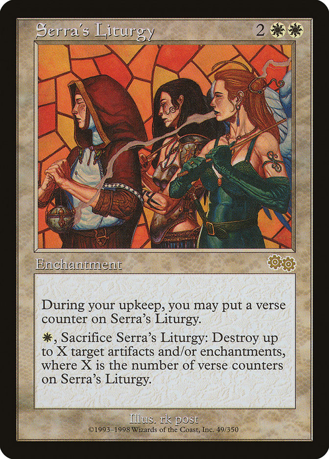 Serra's Liturgy [Urza's Saga] | GrognardGamesBatavia