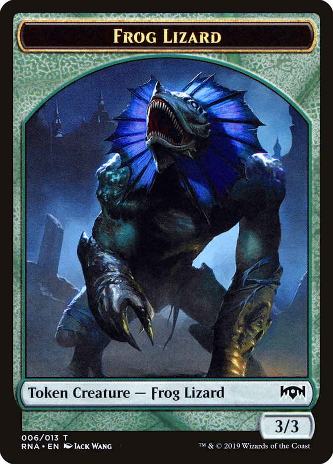 Frog Lizard Token [Ravnica Allegiance Tokens] | GrognardGamesBatavia