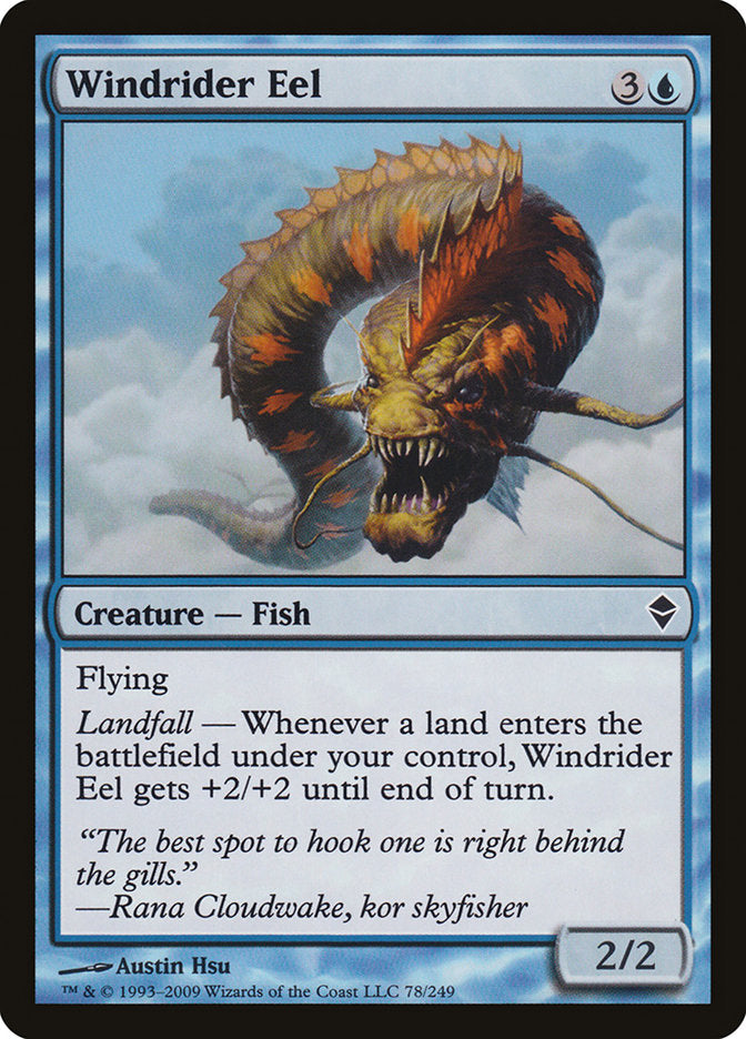 Windrider Eel [Zendikar] | GrognardGamesBatavia