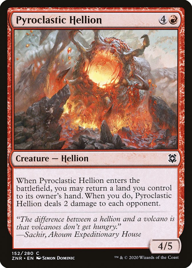 Pyroclastic Hellion [Zendikar Rising] | GrognardGamesBatavia