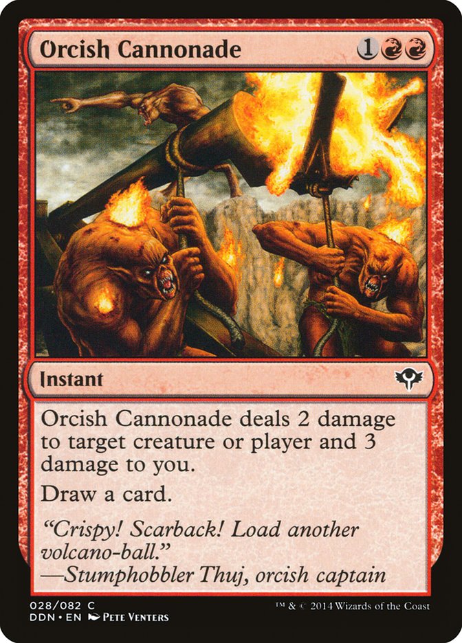 Orcish Cannonade [Duel Decks: Speed vs. Cunning] | GrognardGamesBatavia