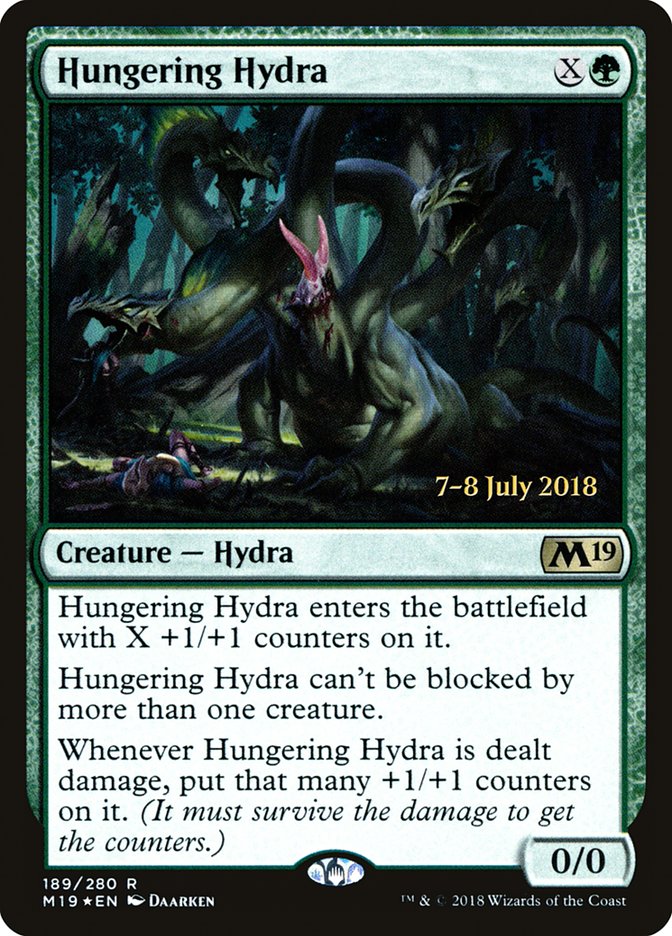 Hungering Hydra [Core Set 2019 Prerelease Promos] | GrognardGamesBatavia