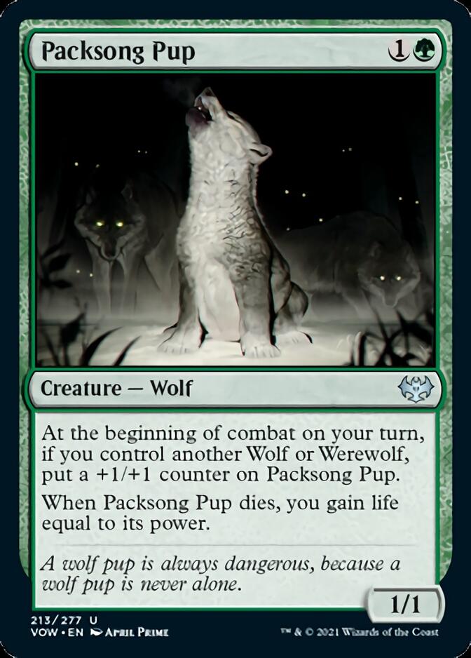 Packsong Pup [Innistrad: Crimson Vow] | GrognardGamesBatavia