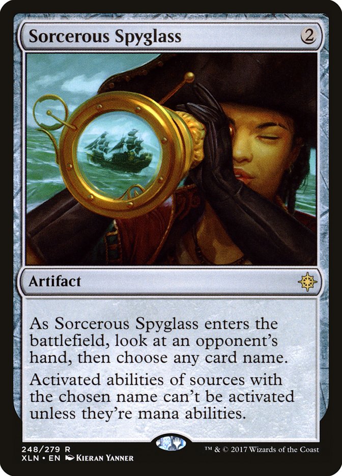 Sorcerous Spyglass [Ixalan] | GrognardGamesBatavia