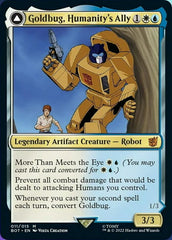 Goldbug, Humanity's Ally // Goldbug, Scrappy Scout [Universes Beyond: Transformers] | GrognardGamesBatavia