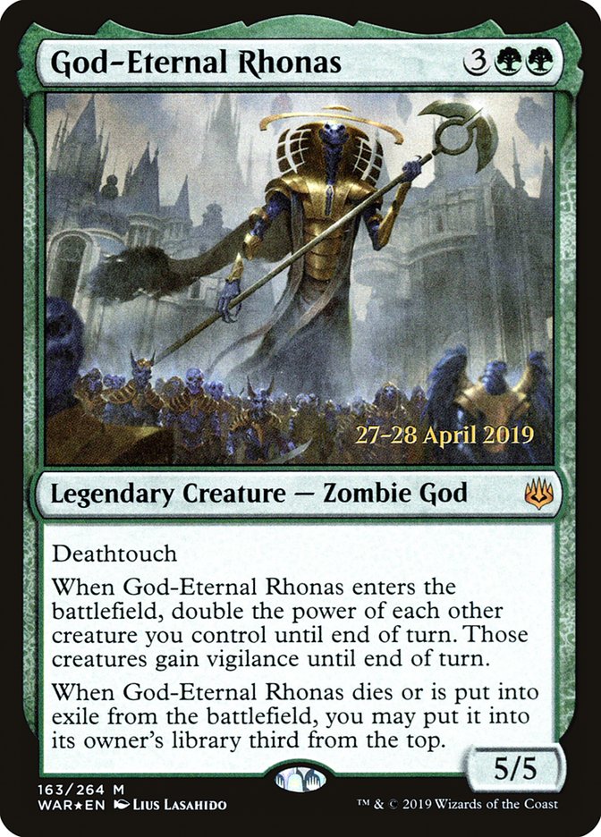 God-Eternal Rhonas [War of the Spark Prerelease Promos] | GrognardGamesBatavia