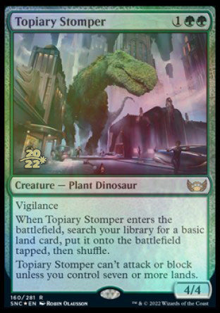 Topiary Stomper [Streets of New Capenna Prerelease Promos] | GrognardGamesBatavia