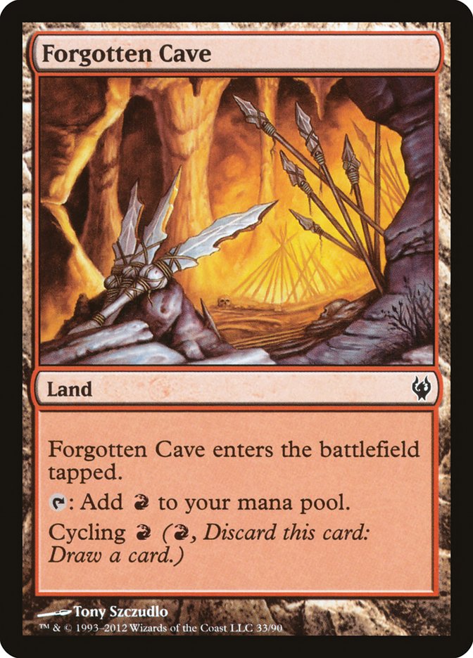 Forgotten Cave [Duel Decks: Izzet vs. Golgari] | GrognardGamesBatavia