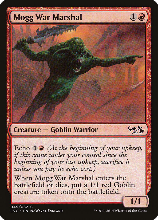 Mogg War Marshal (Elves vs. Goblins) [Duel Decks Anthology] | GrognardGamesBatavia