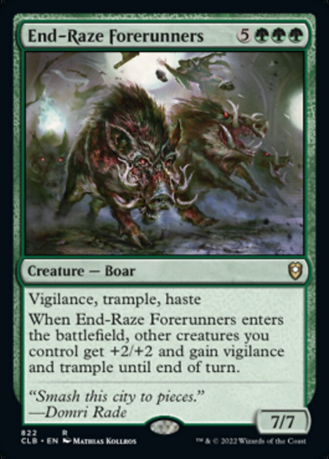 End-Raze Forerunners [Commander Legends: Battle for Baldur's Gate] | GrognardGamesBatavia