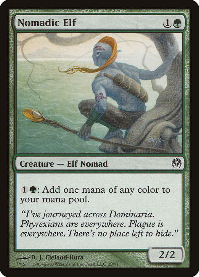 Nomadic Elf [Duel Decks: Phyrexia vs. the Coalition] | GrognardGamesBatavia