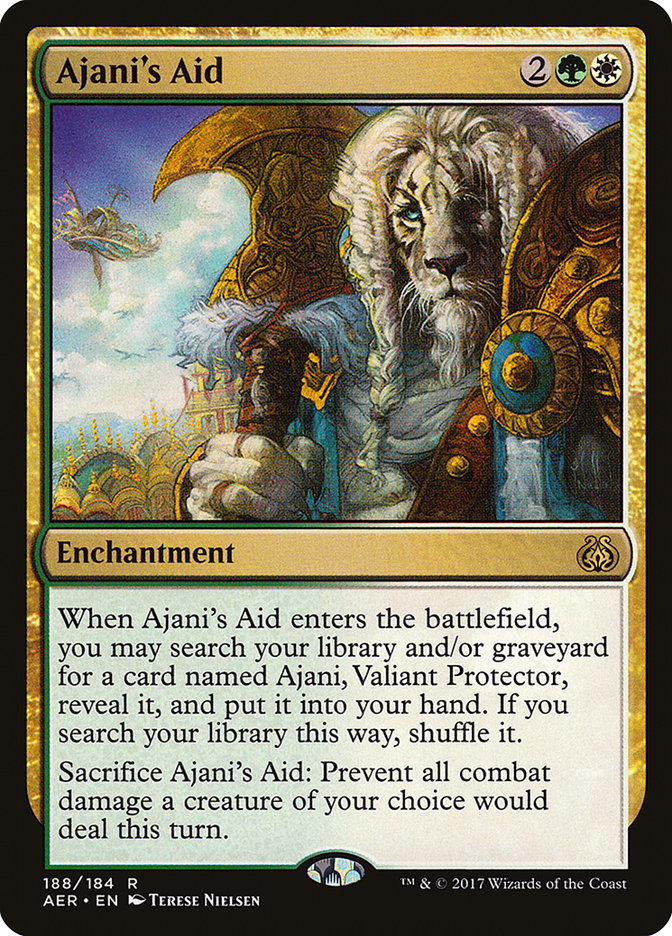 Ajani's Aid [Aether Revolt] | GrognardGamesBatavia