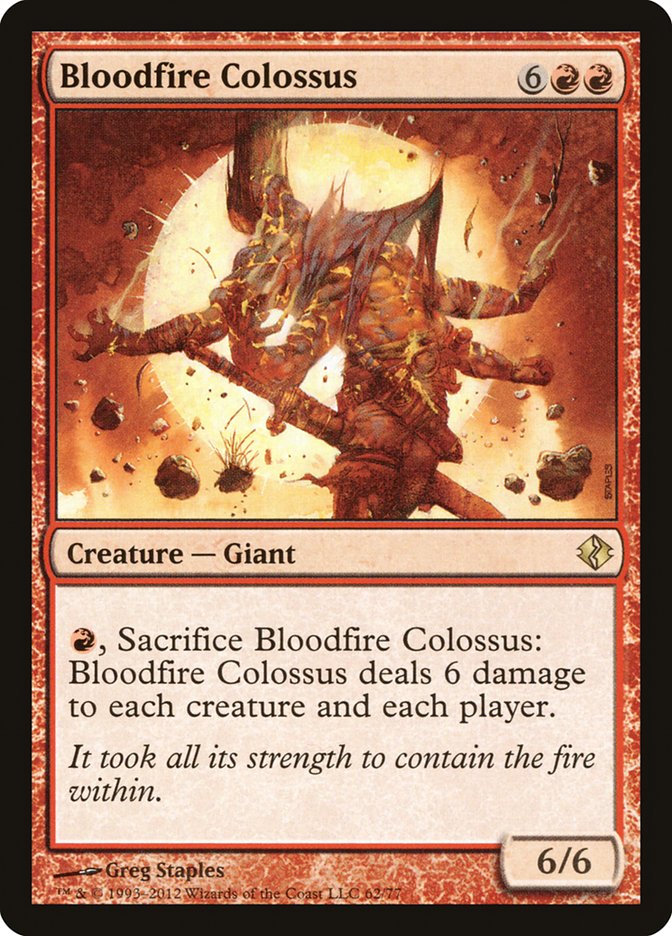 Bloodfire Colossus [Duel Decks: Venser vs. Koth] | GrognardGamesBatavia