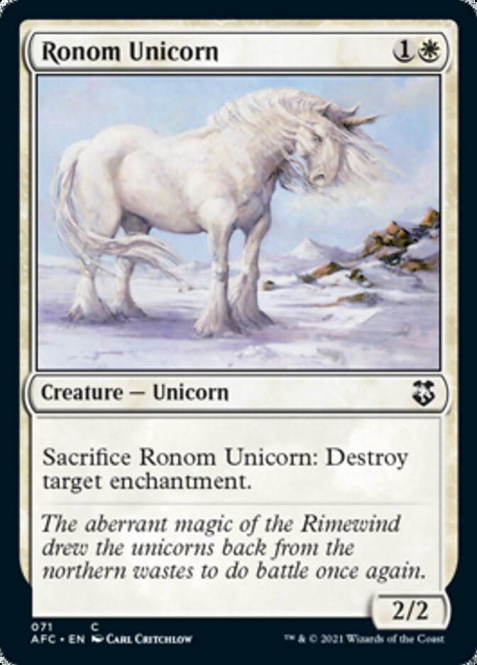 Ronom Unicorn [Dungeons & Dragons: Adventures in the Forgotten Realms Commander] | GrognardGamesBatavia