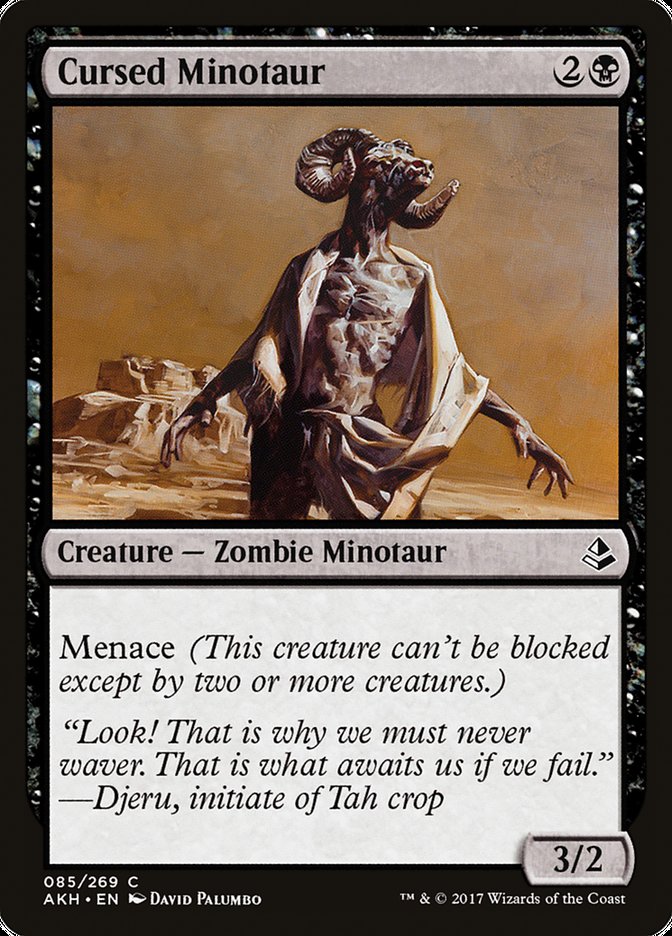 Cursed Minotaur [Amonkhet] | GrognardGamesBatavia