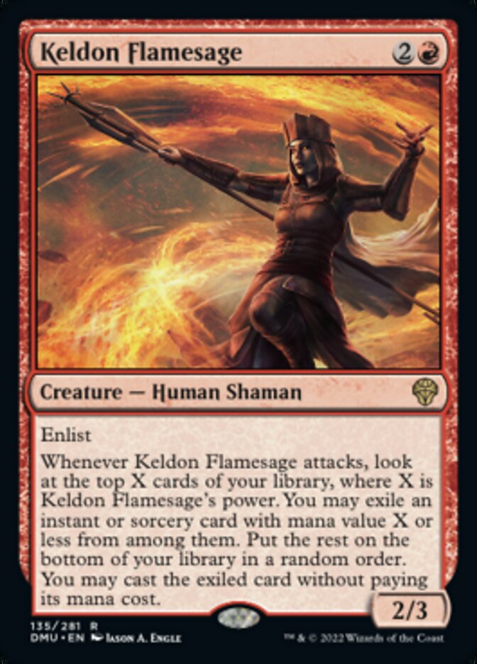 Keldon Flamesage [Dominaria United] | GrognardGamesBatavia