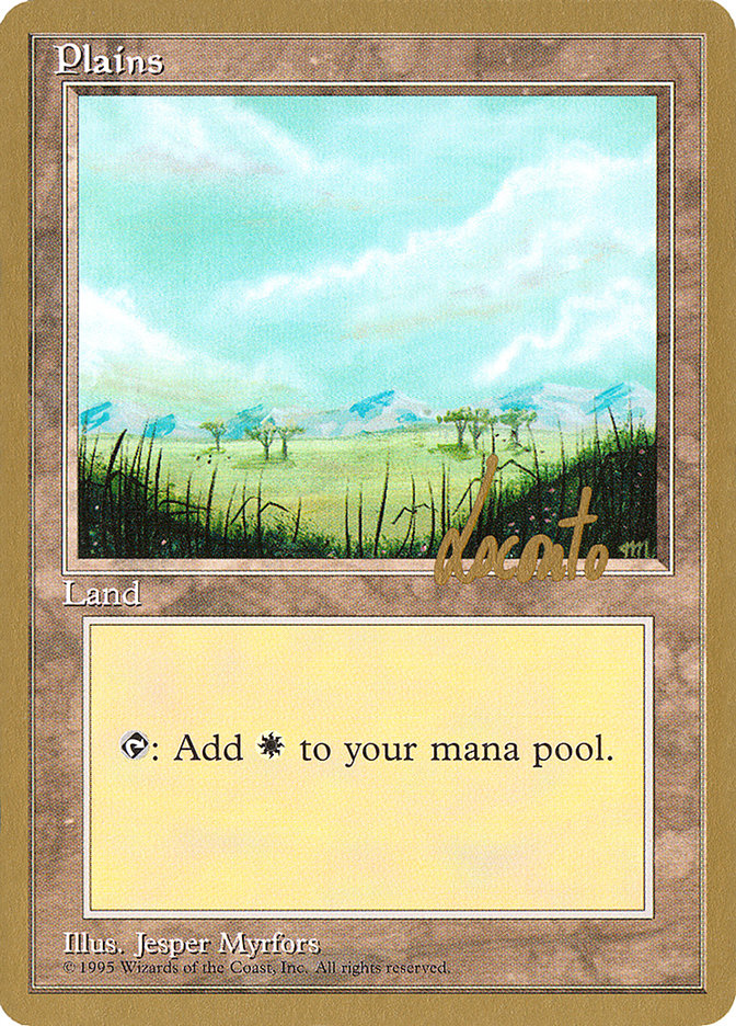 Plains (ml365) (Michael Loconto) [Pro Tour Collector Set] | GrognardGamesBatavia