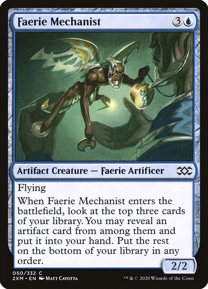 Faerie Mechanist [Double Masters] | GrognardGamesBatavia