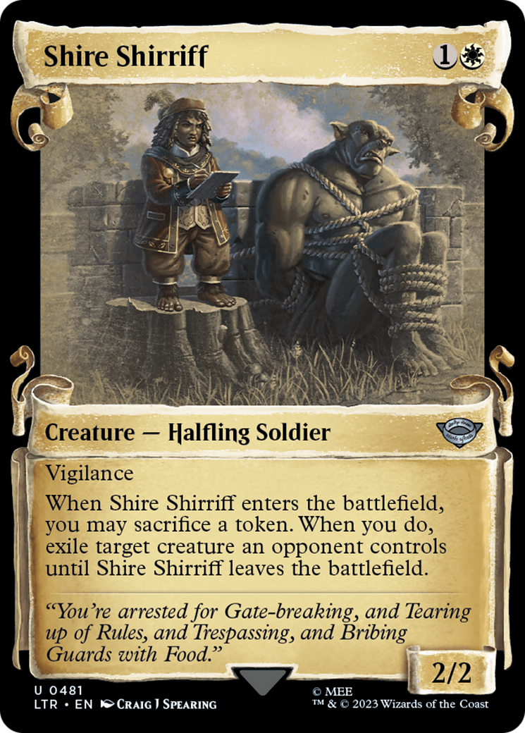 Shire Shirriff [The Lord of the Rings: Tales of Middle-Earth Showcase Scrolls] | GrognardGamesBatavia