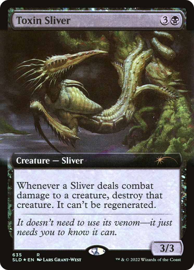 Toxin Sliver (Extended Art) [Secret Lair Drop Promos] | GrognardGamesBatavia