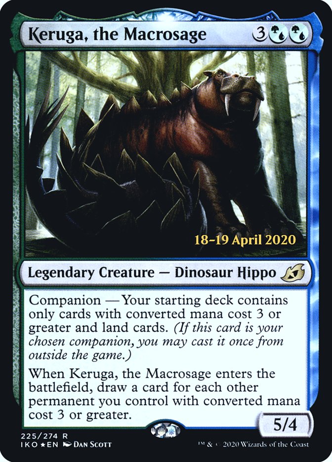 Keruga, the Macrosage [Ikoria: Lair of Behemoths Prerelease Promos] | GrognardGamesBatavia