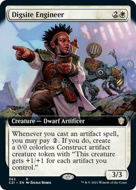 Digsite Engineer (Extended Art) [Commander 2021] | GrognardGamesBatavia