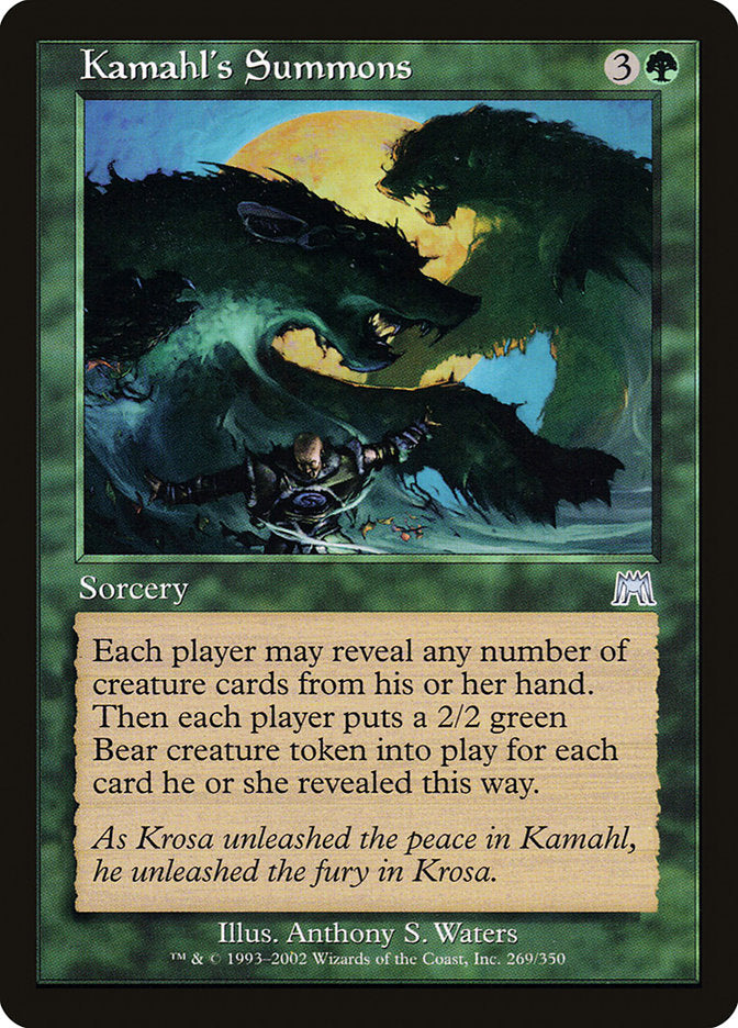 Kamahl's Summons [Onslaught] | GrognardGamesBatavia