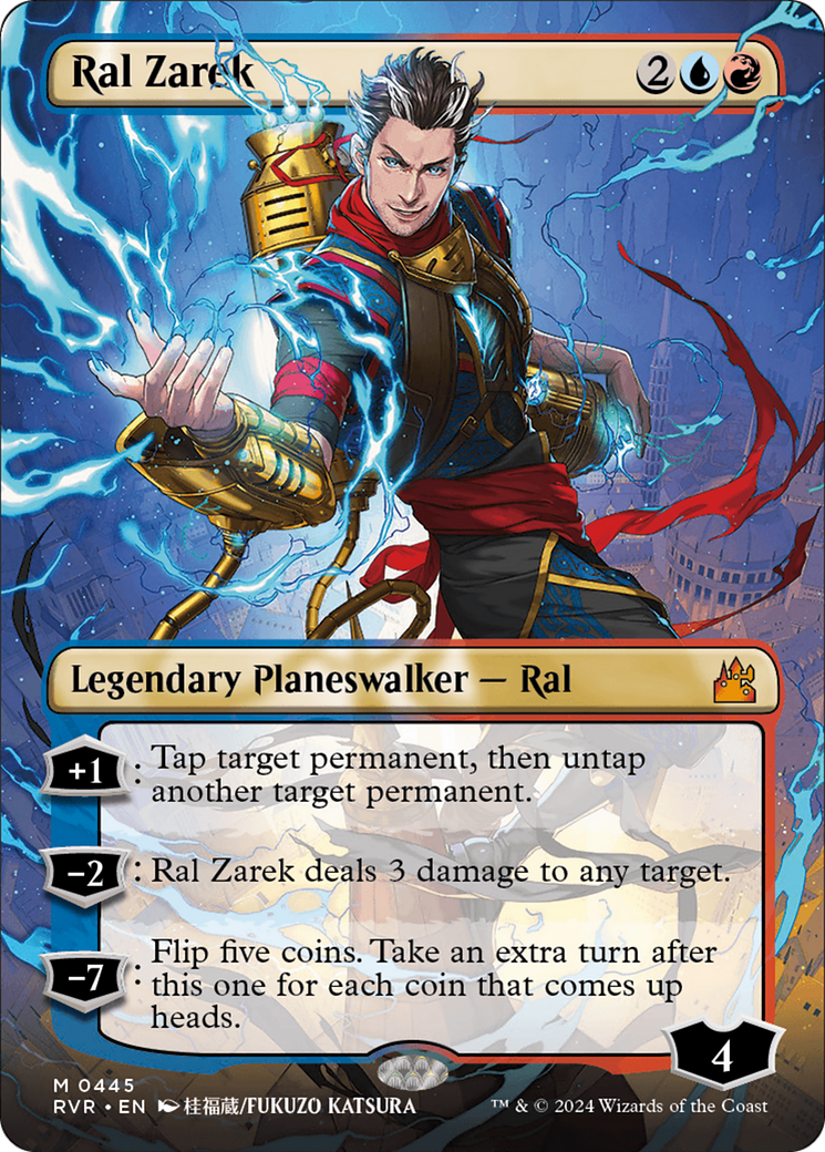 Ral Zarek (Anime Borderless) [Ravnica Remastered] | GrognardGamesBatavia