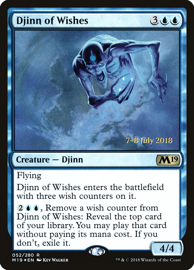 Djinn of Wishes [Core Set 2019 Prerelease Promos] | GrognardGamesBatavia