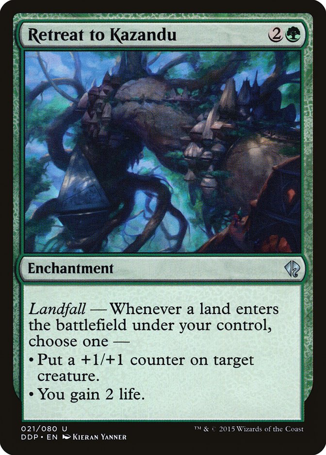 Retreat to Kazandu [Duel Decks: Zendikar vs. Eldrazi] | GrognardGamesBatavia