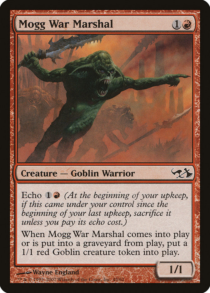 Mogg War Marshal [Duel Decks: Elves vs. Goblins] | GrognardGamesBatavia