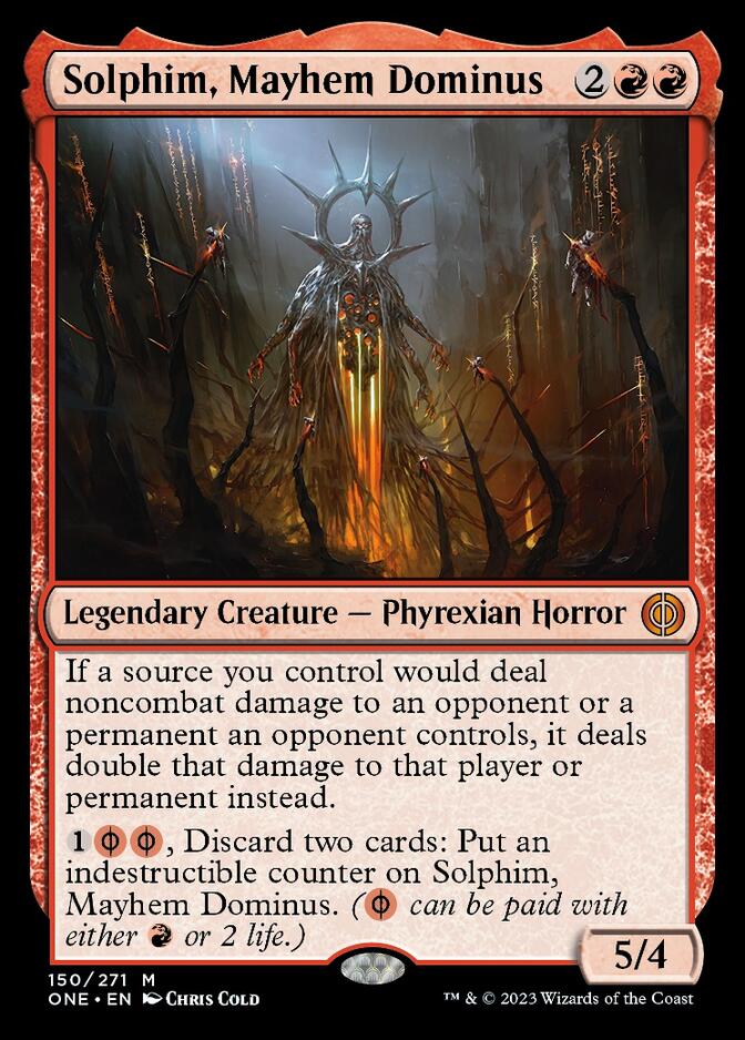 Solphim, Mayhem Dominus [Phyrexia: All Will Be One] | GrognardGamesBatavia