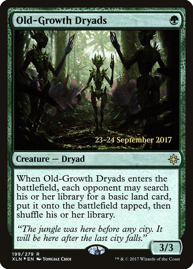 Old-Growth Dryads [Ixalan Prerelease Promos] | GrognardGamesBatavia