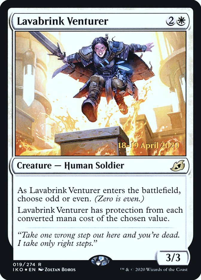 Lavabrink Venturer [Ikoria: Lair of Behemoths Prerelease Promos] | GrognardGamesBatavia