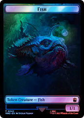 Fish // Mark of the Rani Double-Sided Token (Surge Foil) [Doctor Who Tokens] | GrognardGamesBatavia