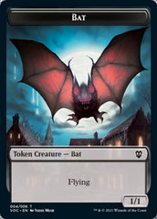 Blood // Bat Double-Sided Token [Innistrad: Crimson Vow Commander Tokens] | GrognardGamesBatavia