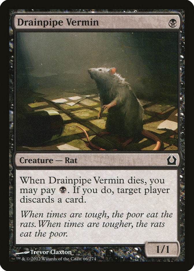 Drainpipe Vermin [Return to Ravnica] | GrognardGamesBatavia