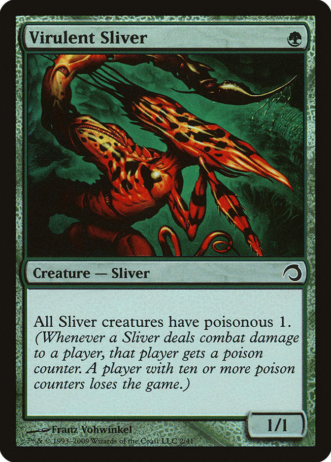 Virulent Sliver [Premium Deck Series: Slivers] | GrognardGamesBatavia