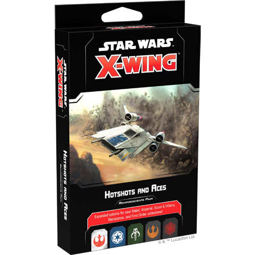 SWZ66 STAR WARS X-WING 2ND ED: HOTSHOTS AND ACES REINFORCEMENT PACK | GrognardGamesBatavia