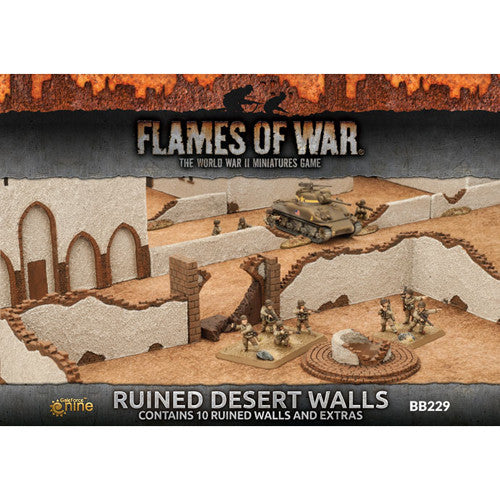 BB229 Ruined Desert Walls | GrognardGamesBatavia