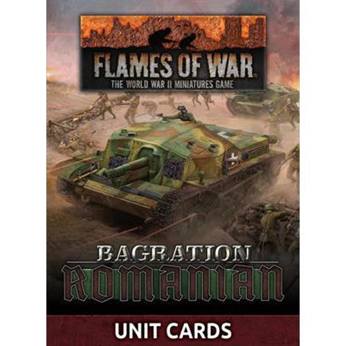 Flames of War WW2: Bagration - Romanian Unit Card Pack | GrognardGamesBatavia