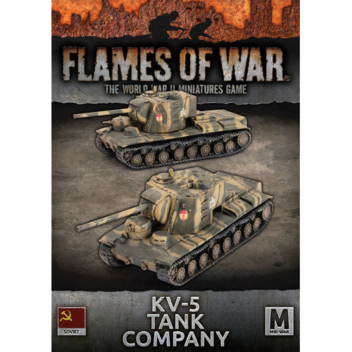 Flames of War WW2: Soviet - KV-5 Tank Company | GrognardGamesBatavia