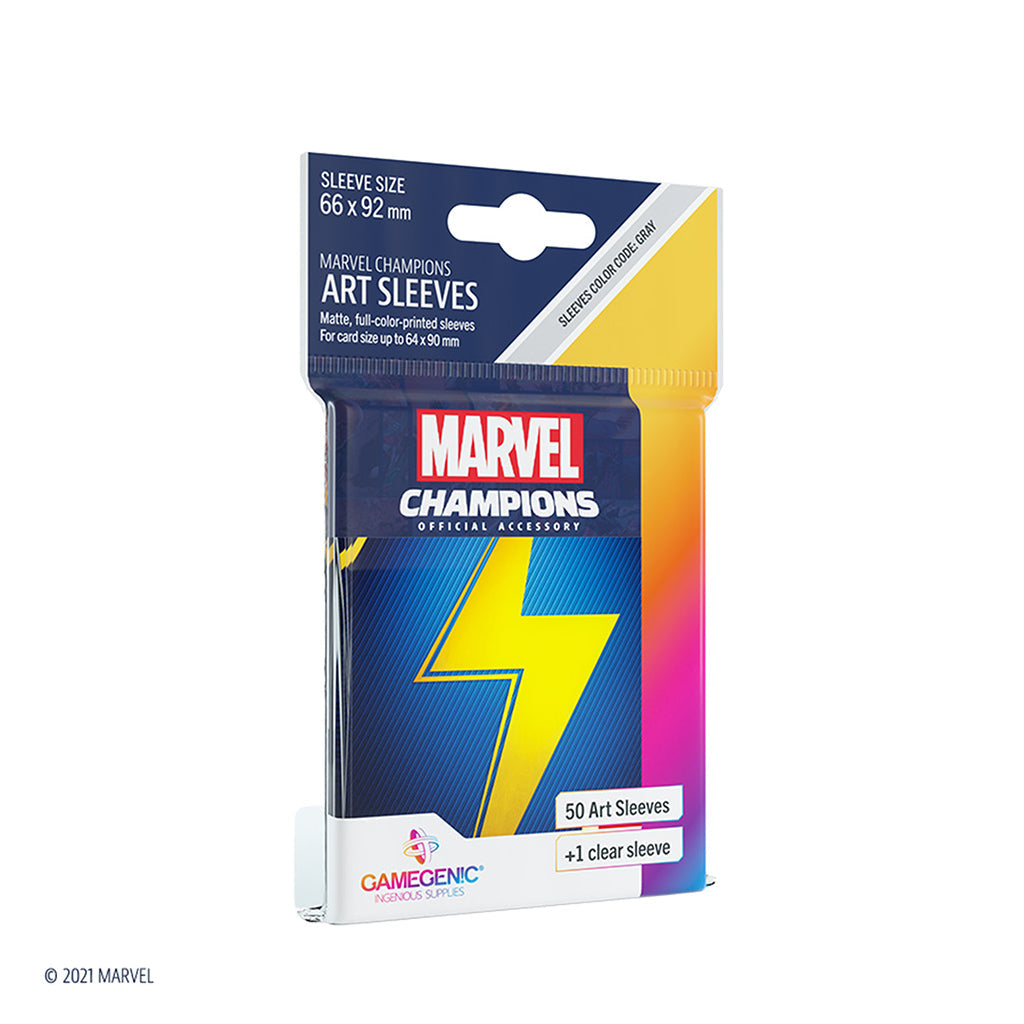 MARVEL CHAMPIONS SLEEVES: MS. MARVEL | GrognardGamesBatavia