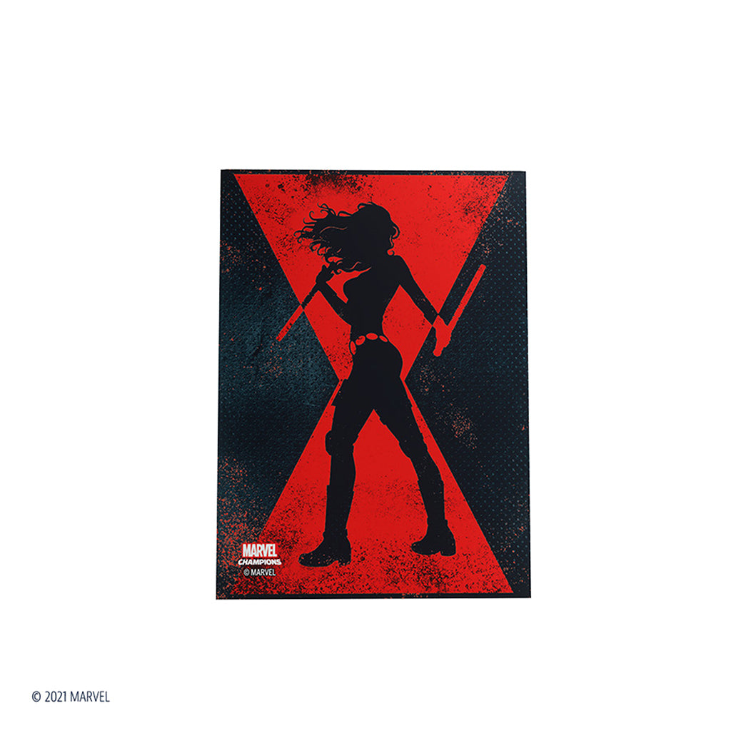 MARVEL CHAMPIONS SLEEVES: BLACK WIDOW | GrognardGamesBatavia