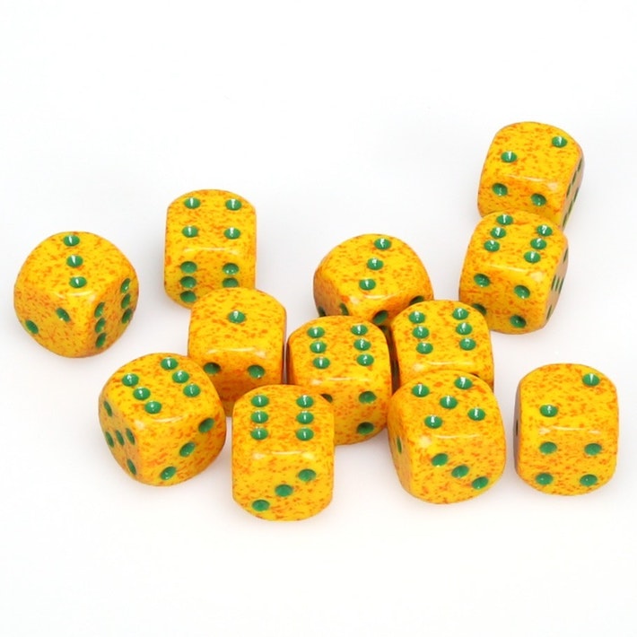 CHX25712 Speckled Lotus 12 D6 Set | GrognardGamesBatavia